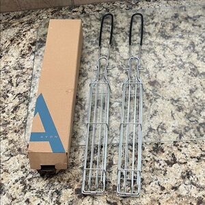 Avon Silver Grill Skewer Set